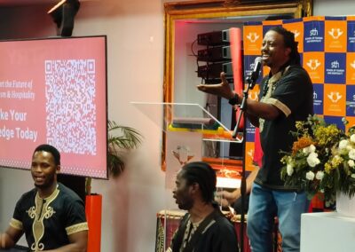 Facilitation team at the drumming with University of Johannesburg