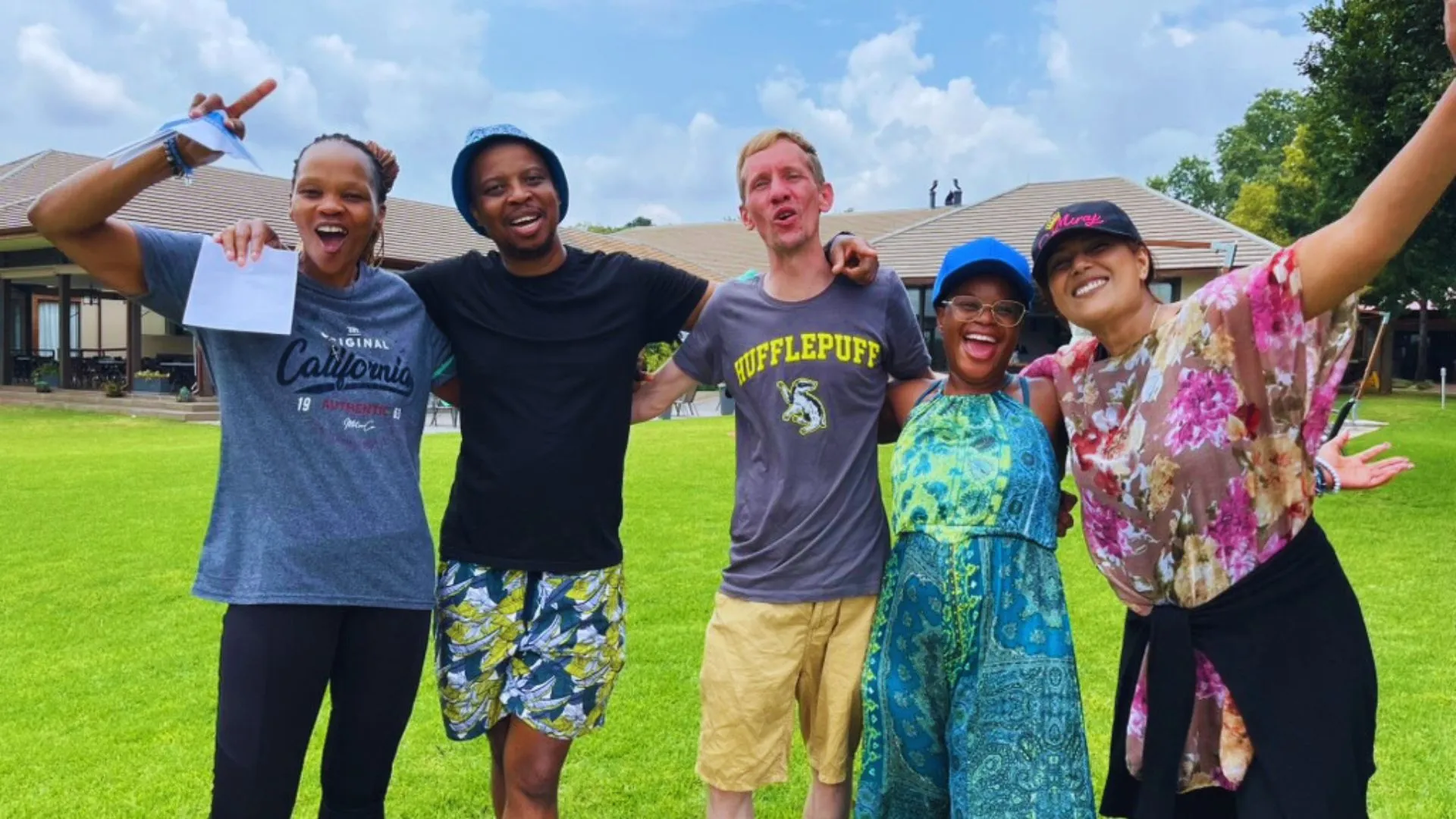 Sanlam amazing race team building Pretoria at Irene Country Lodge with 35 participants completing outdoor corporate challenges