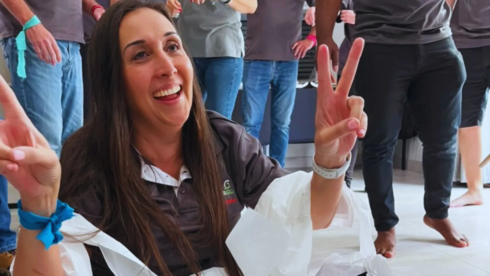 Sheerguard minute to win it team building Johannesburg office with 20 participants competing in fast-paced corporate challenges