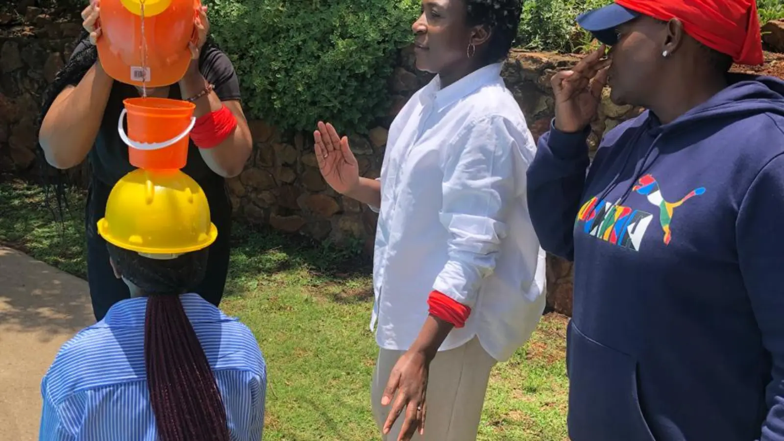 Group Competing in the Wet and Wacky Games